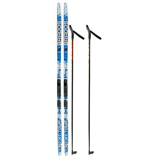 Купить Комплект беговых лыж с креплением NNN Тrек Active (полуавтомат)